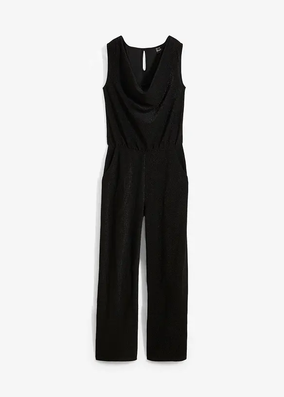 Jumpsuit met glitter, bonprix