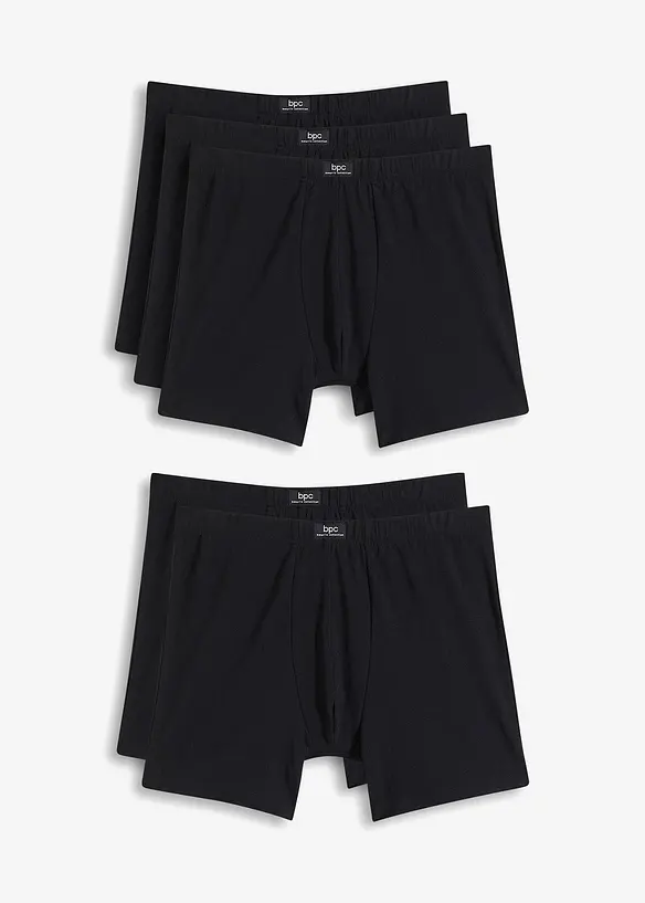 Strakke midi boxer met katoen (set van 5), bonprix