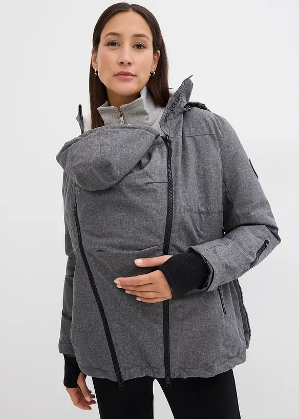 Knuffelzachte 3-in-1 zwangerschapsjas / draagjas, bonprix