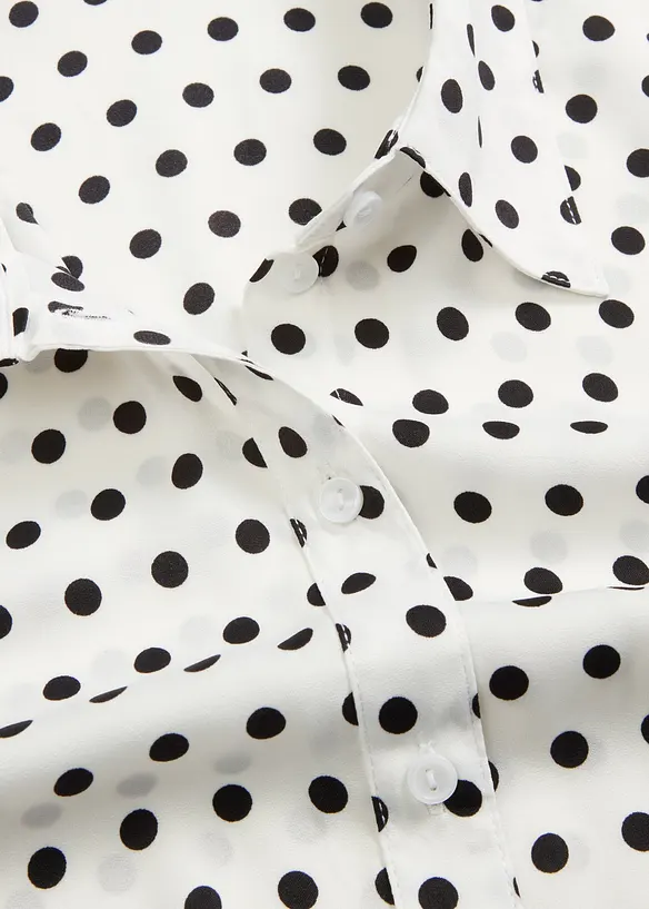 Blouse van fijne satijn, bonprix