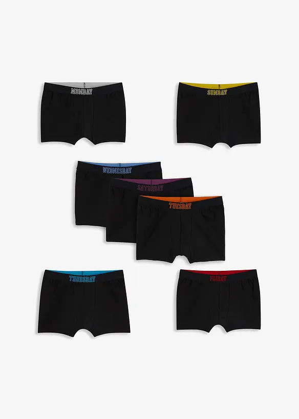 Boxerhorts met zacht katoen (set van 7), bonprix