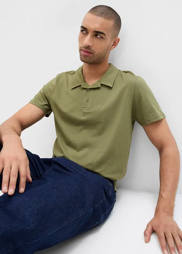 Poloshirt van biologisch katoen, bonprix