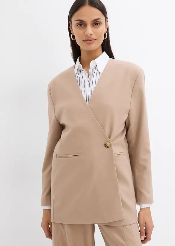 Oversized blazer met verschillende sluitingen, bonprix
