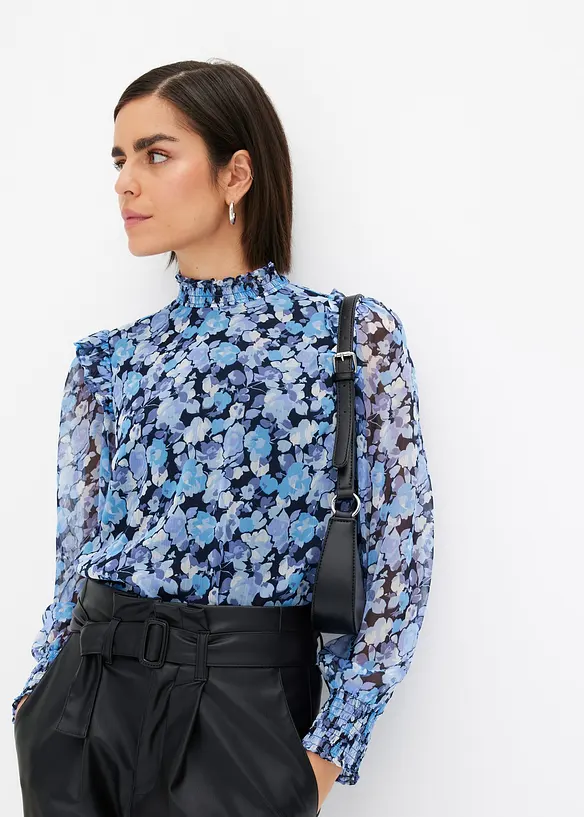Gedessineerde blouse, bonprix