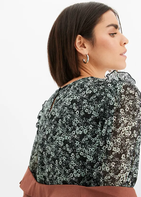 Midi jurk met print, bonprix