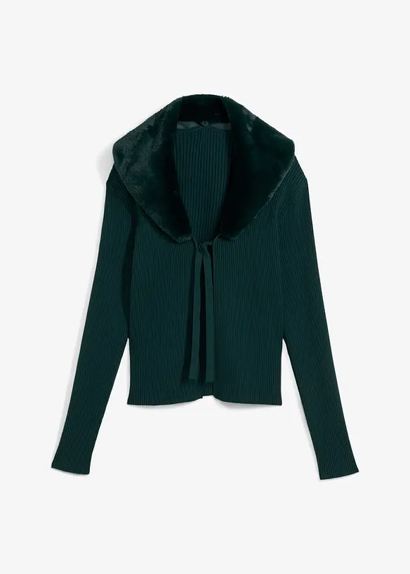 Vest met imitatiebont, bonprix