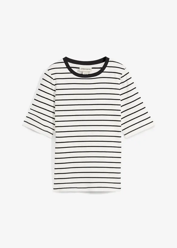 T-shirt van zwaar biologisch katoen, bonprix