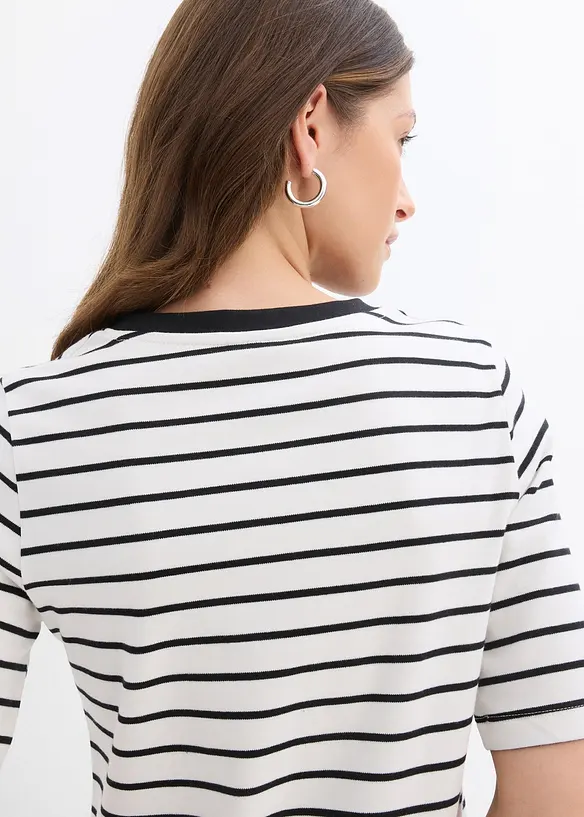 T-shirt van zwaar biologisch katoen, bonprix