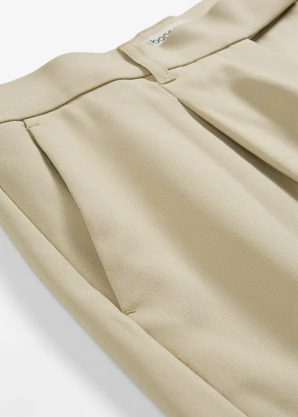 Bandplooibroek met hoge taille, bonprix