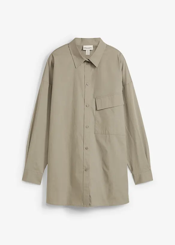 Lange blouse van katoen, bonprix