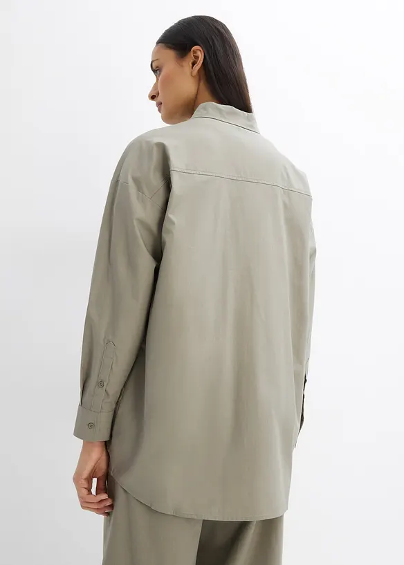 Lange blouse van katoen, bonprix