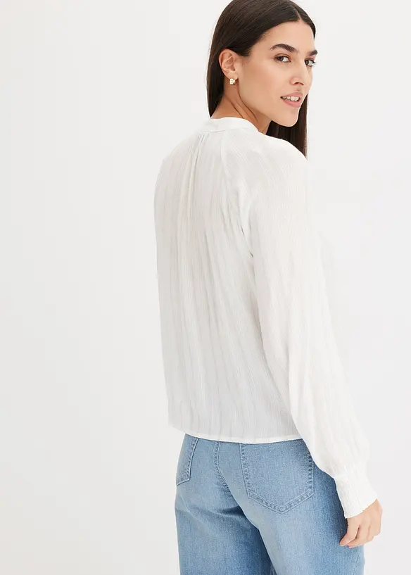 Blouse van crinkle, bonprix