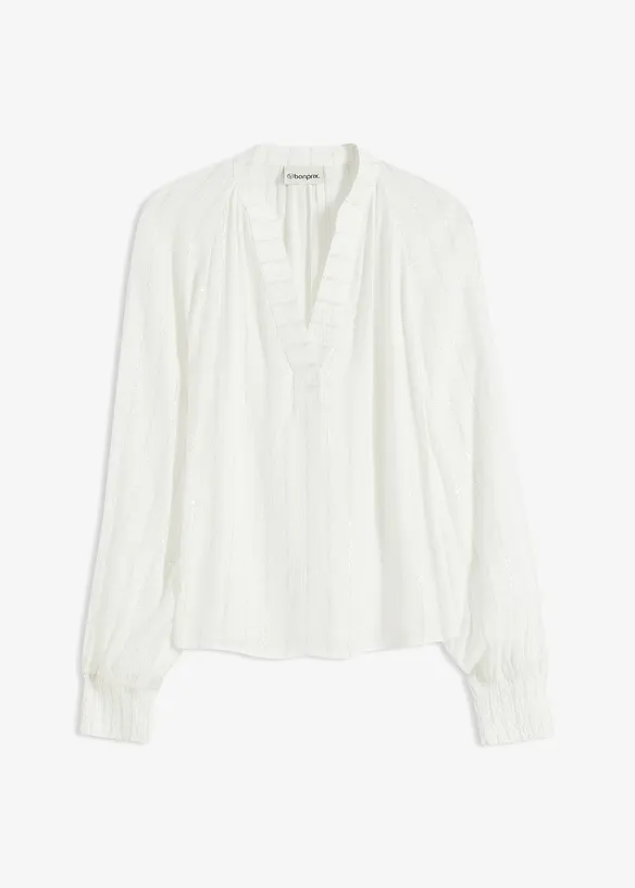 Blouse van crinkle, bonprix