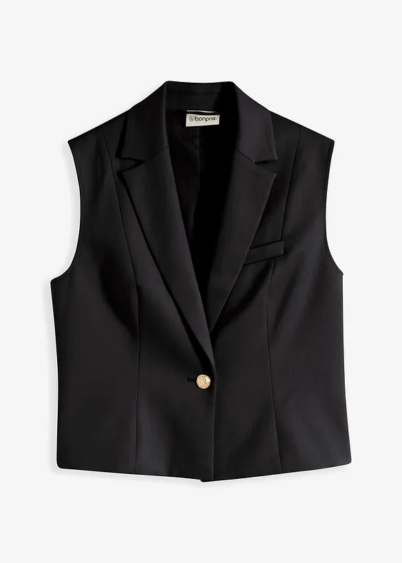 Gilet met decoratieve knoop, bonprix