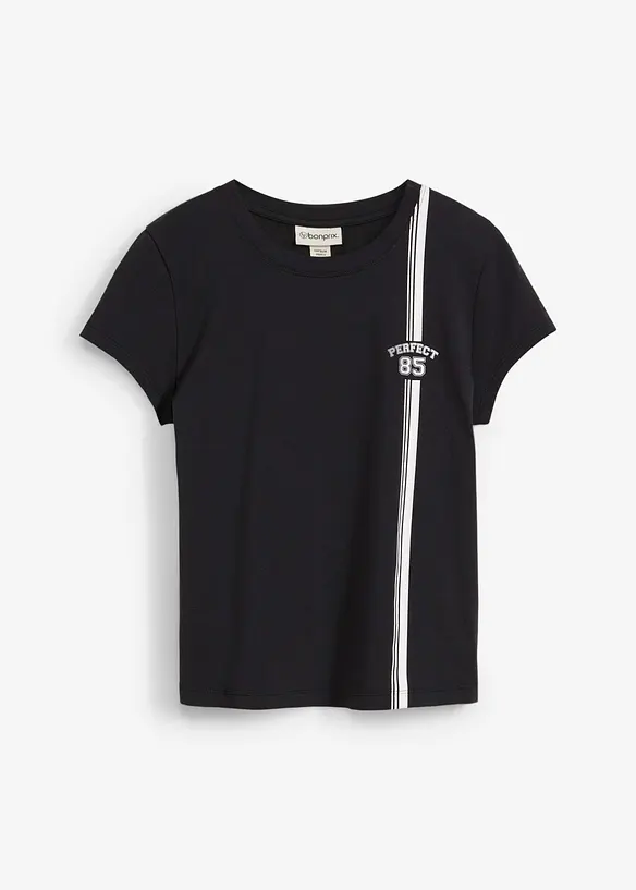 Kort T-shirt met print, bonprix
