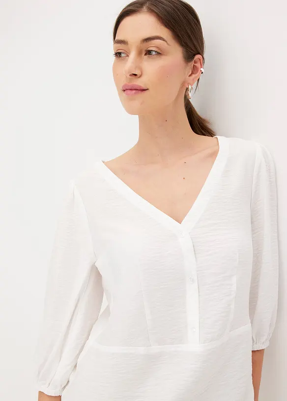 Blouse van fijne viscosemix, bonprix
