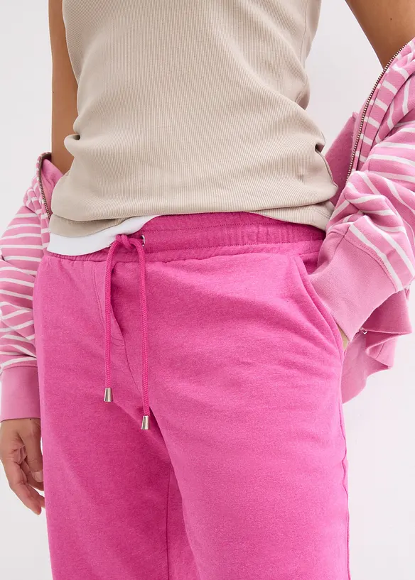 Sweatbermuda met turn-up, bonprix