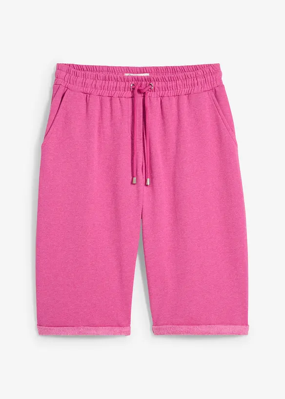 Sweatbermuda met turn-up, bonprix