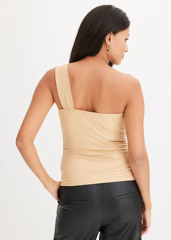 Shirt van mesh met glitterdetails, bonprix