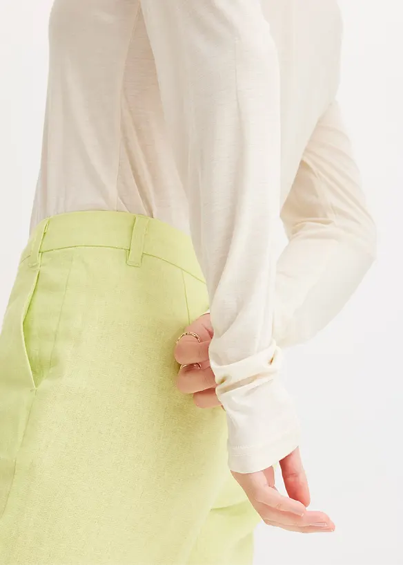 Henley shirt van zachte viscose, bonprix