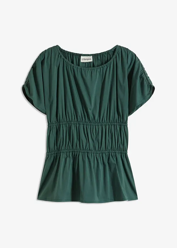 Blousetop met plooitjes, bonprix
