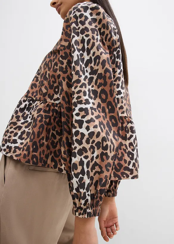 Blouse met lussen, bonprix