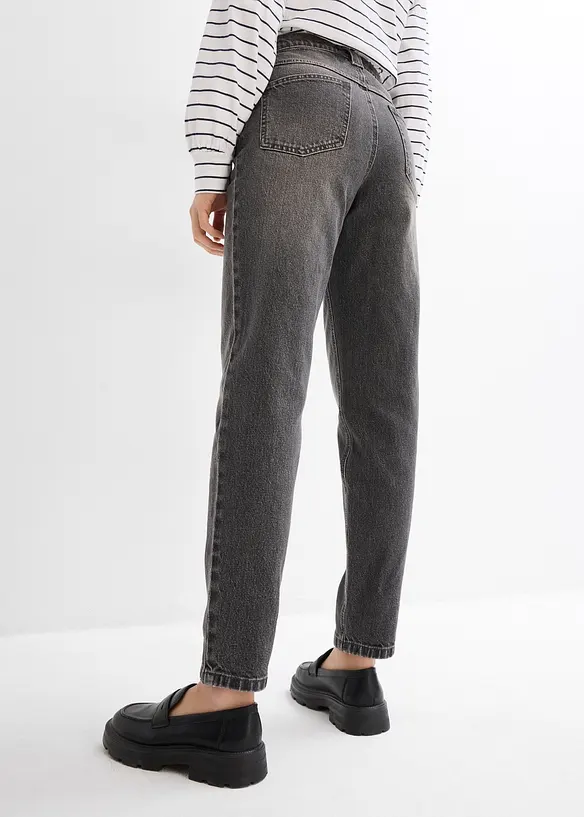 High waist mom jeans, cropped, bonprix