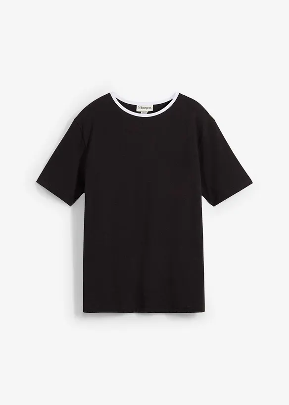 T-shirt met contrasterend detail, bonprix