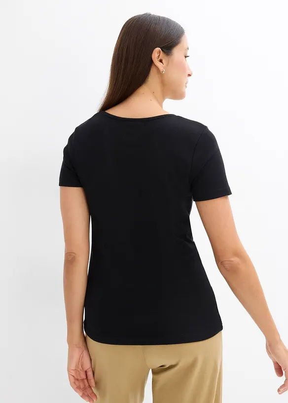 Geribd Henley shirt, bonprix