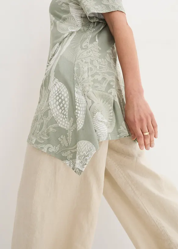 Longshirt van een zachte viscosemix, bonprix