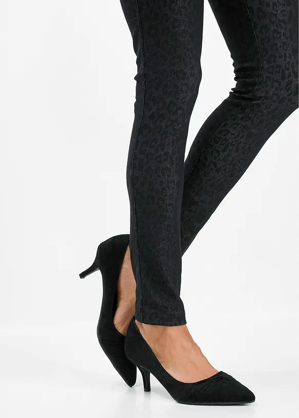Jegging met luipaardprint, bonprix