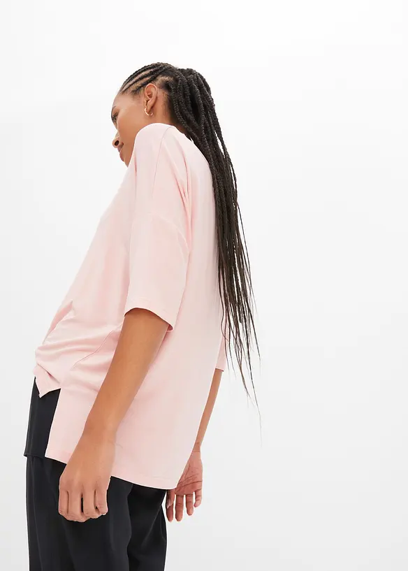 Boxy shirt in een zachte viscosemix, bonprix