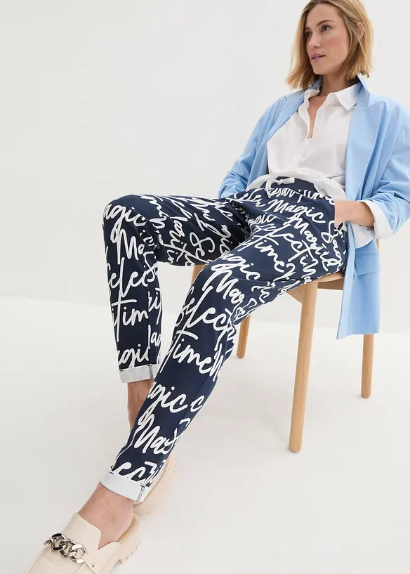 Instapbroek met print, bonprix