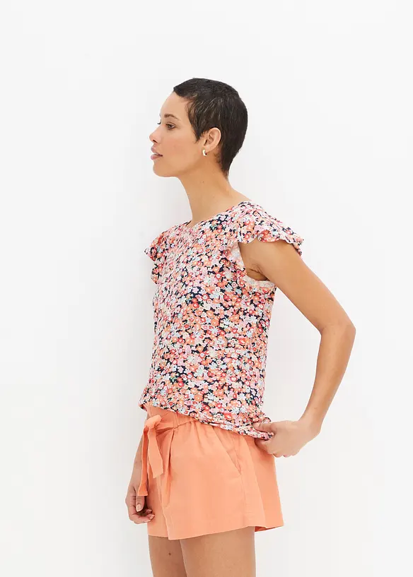 Shirt met volantmouwen, bonprix