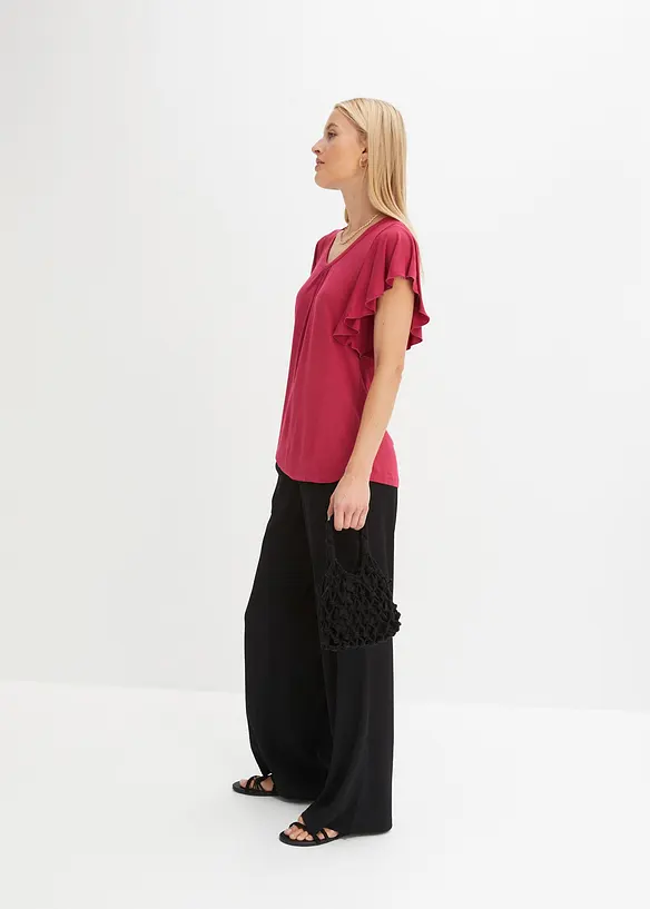 Shirt met volantmouwen, bonprix
