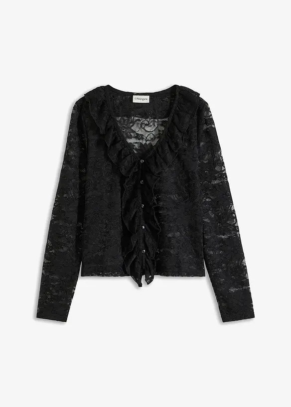 Kanten blouse, bonprix