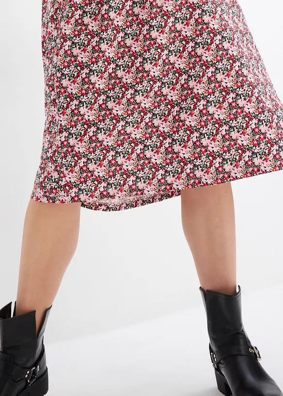 Midi jurk van katoen-jersey, bonprix