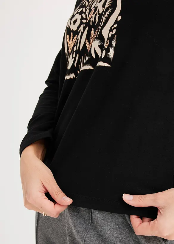 Longsleeve met biologisch katoen, bonprix