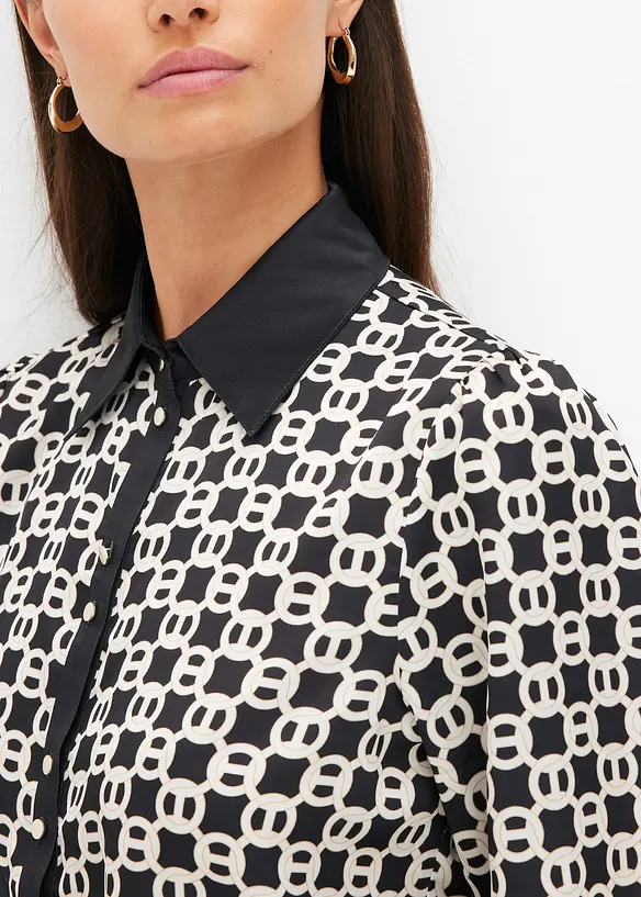 Satijnen blouse, bonprix