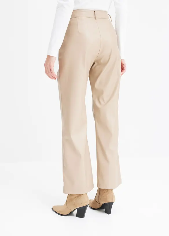 Imitatieleren broek, bonprix