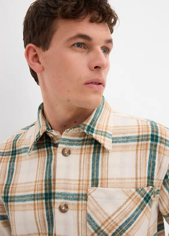 Geruit overshirt, bonprix