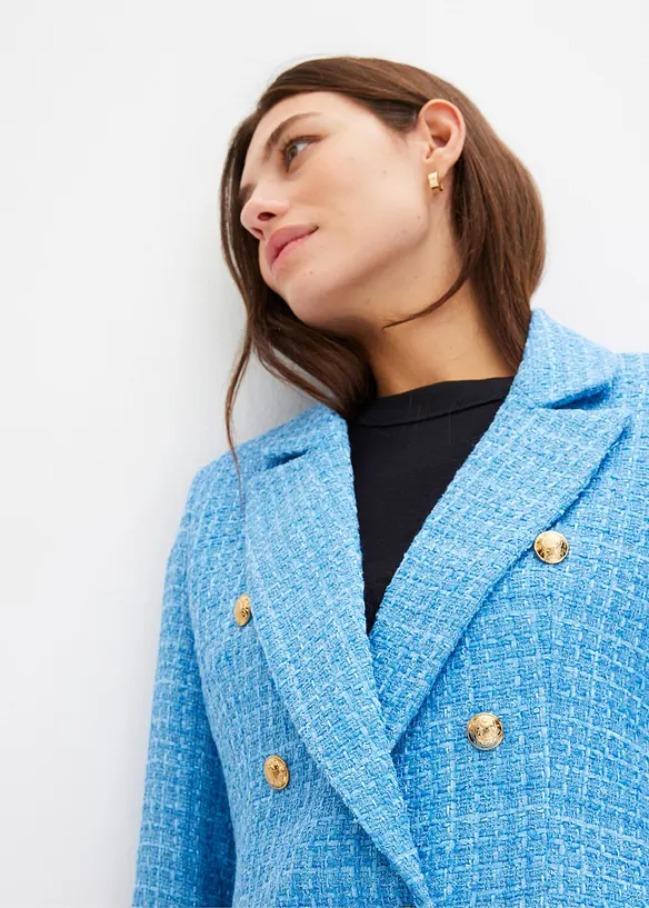 Bouclé blazer, bonprix