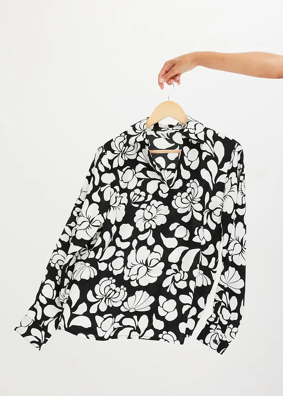 Gedessineerde blouse, bonprix