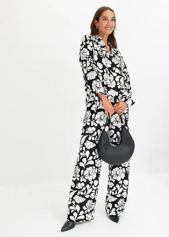 Gedessineerde blouse, bonprix