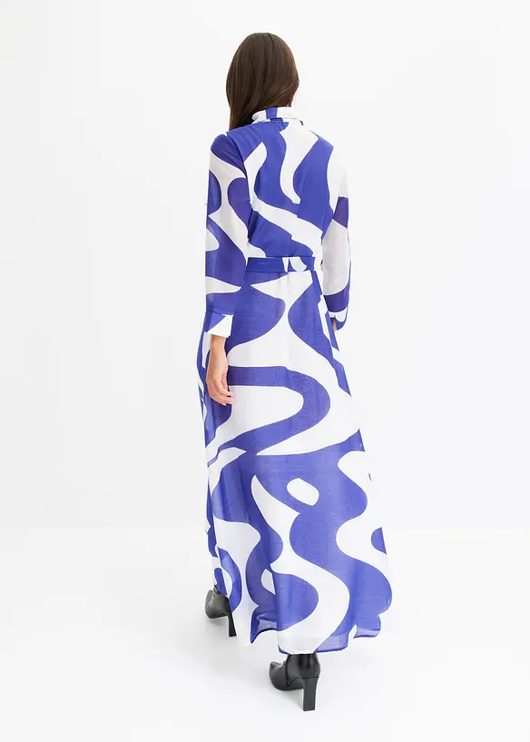 Gedessineerde midi jurk, bonprix