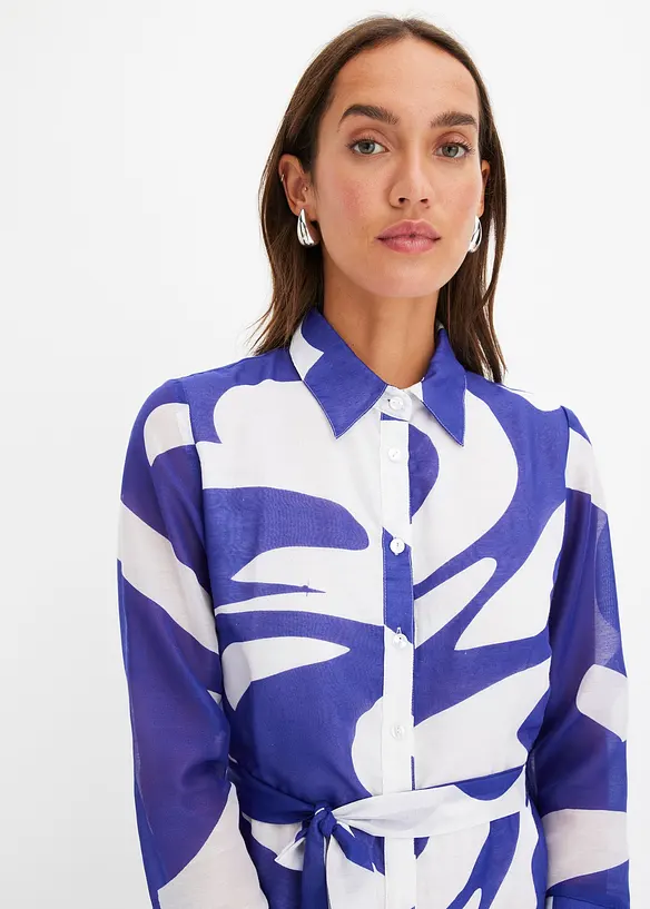 Gedessineerde midi jurk, bonprix