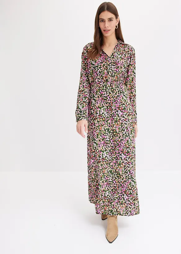 Maxi jurk gedessineerd, bonprix