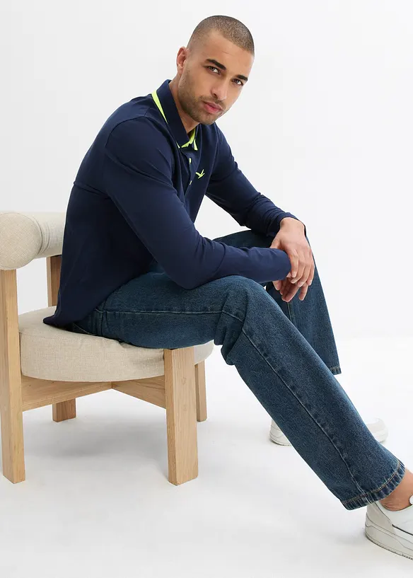 Piqué poloshirt van biologisch katoen, bonprix