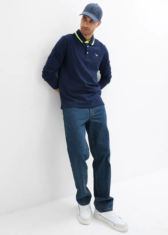 Piqué poloshirt van biologisch katoen, bonprix