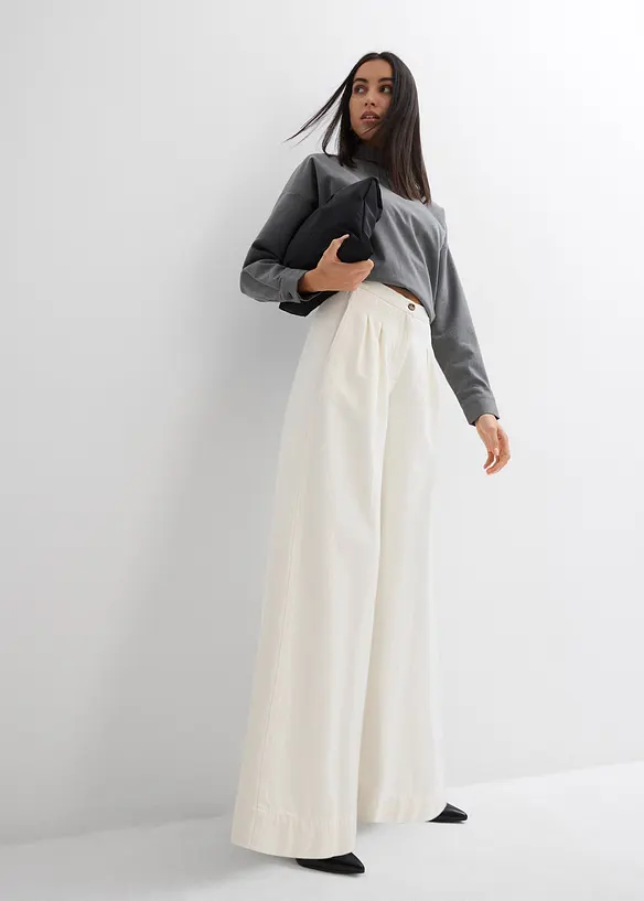 Twill broek van katoen, bonprix